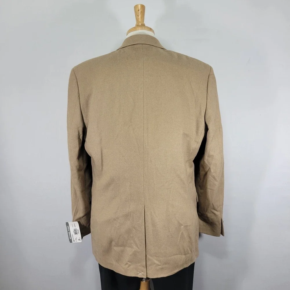 Michael Kors Men's Sport Coat Blazer‎ Two Button KIPP Wool Silk Cashmere 44L NEW